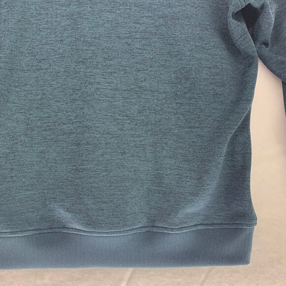 Under Armour Mens ColdGear Half Zip Heather Green Pullover Size Medium - Picture 14 of 15